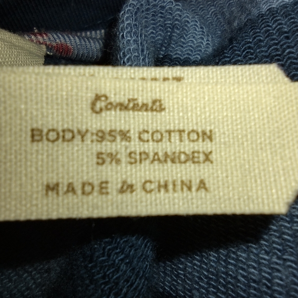 Matilda Jane Blue Striped Fall Breeze Pea Coat Medium - Picture 8 of 10